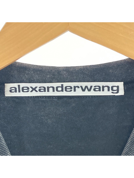 Alexander Wang  acid wash puff log tee/GRY/size:XS[値下]