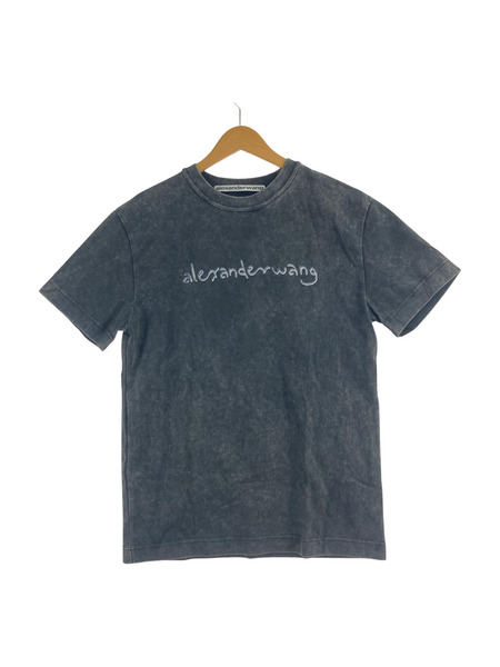 Alexander Wang  acid wash puff log tee/GRY/size:XS[値下]