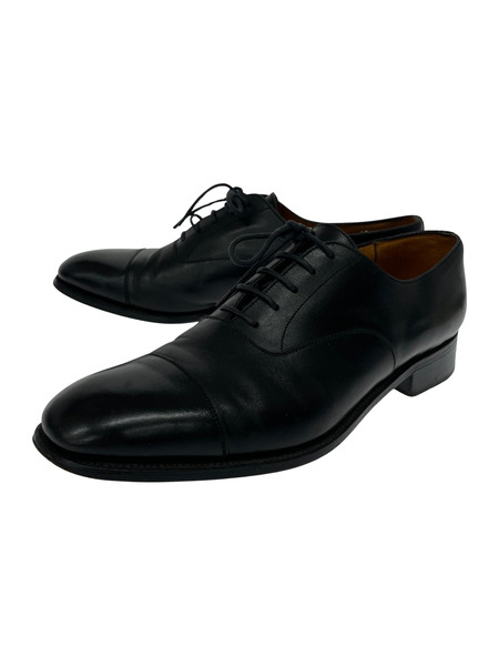 J.M. WESTON キャップトゥレザーシューズ 8 ブラック