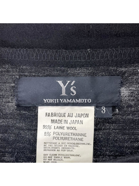 Y's 長袖Tシャツ・カットソー BLK 3