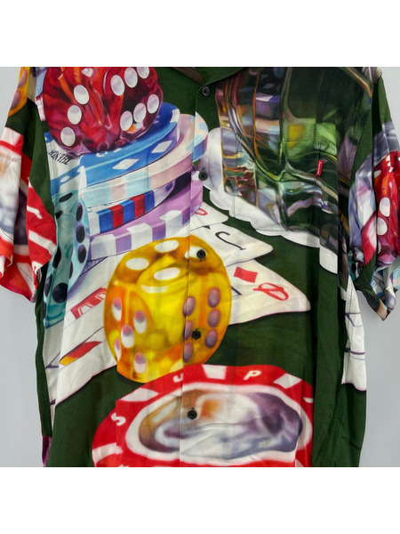 Supreme 18AW Casino Rayon Shirt L