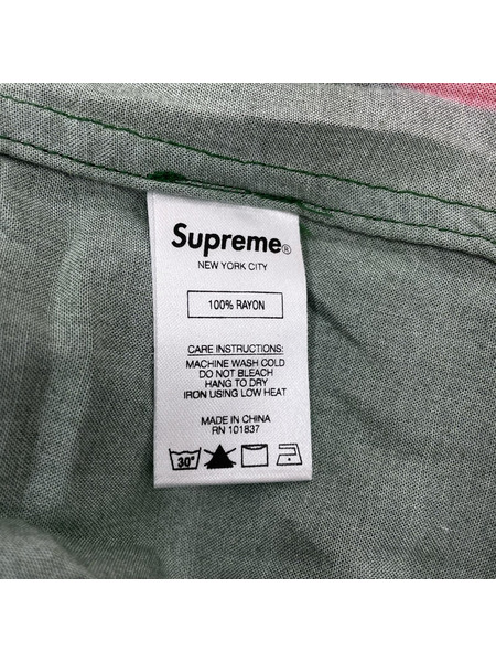 Supreme 18AW Casino Rayon Shirt L