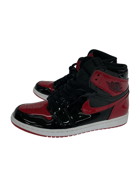 NIKE AIR JORDAN 1 RETRO HIGH OG PATENT BRED 27.5555088-063