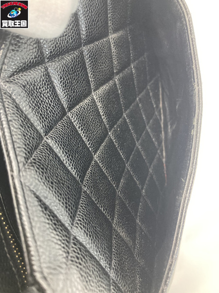 CHANEL シャネル マトラッセ キャビアスキン トートバッグ