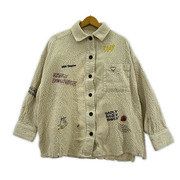 MAISON SPECIAL 長袖シャツ Corduroy Early Romance Graphic Shirt