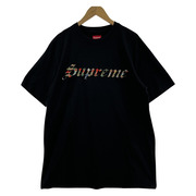 Supreme  21SS Floral Applique S/S Top (XL) ブラック