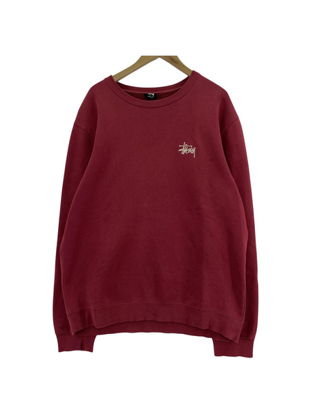 STUSSY スウェット・トレーナー バックプリント エンジ(XL)[値下]