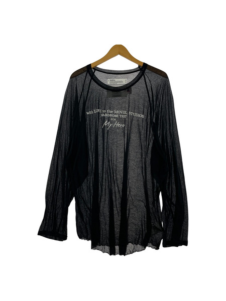 DAIRIKU 長袖Tシャツ・カットソー 24SS MY HERO See-through Big