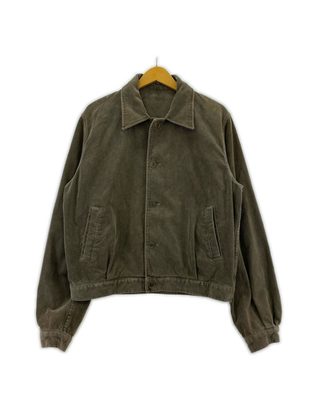 AURALEE ジャケット PIGMENT DYED FINX CORDUROY BLOUSON BWN 5