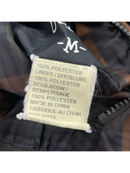 STUSSY ブルゾン・ジャンパー リバーシブル チェック ブルゾン 茶 M