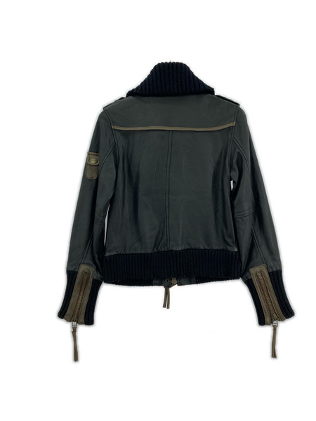 AVIREX レザージャケット ラムレザージャケット 黒