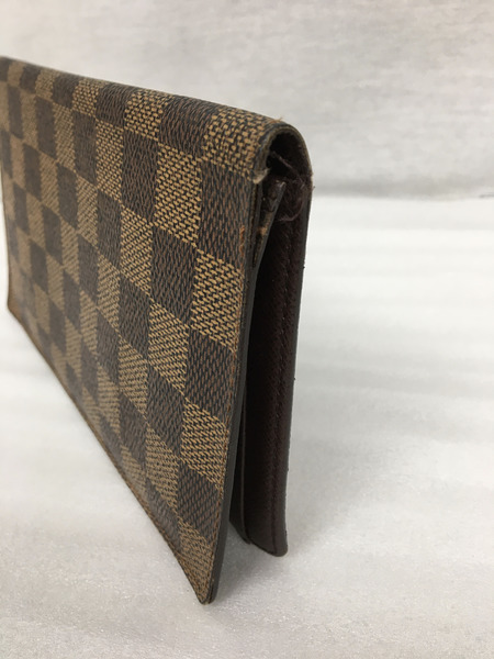 LOUIS VUITTON/ポルトバハール カルトクレディ/ダミエ　エベヌ