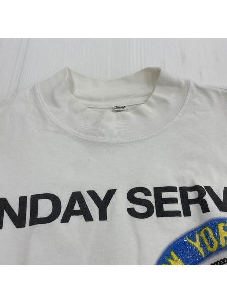 SUNDAY SERVICE NEW YORK Tシャツ(L) ホワイト