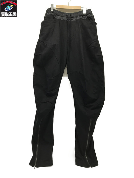 JULIUS パンツ 23AW COATING COTTON SWEAT 黒 3[値下]｜商品番号