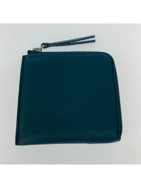 MAISON MARGIELA コンパクト ジップウォレット ターコイズ