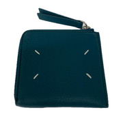 MAISON MARGIELA コンパクト ジップウォレット ターコイズ