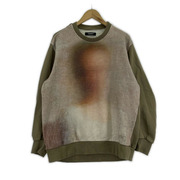 UNDERCOVER 25AW Robert Bosisio 総柄カーブ袖スウェット 2 ベージュ