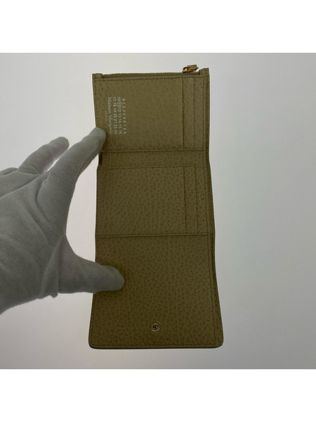 MAISON MARGIELA コンパクトウォレット 4ステッチ 三ツ折リ財布 SA3U10010 ベージュ