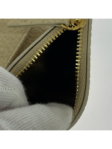 MAISON MARGIELA コンパクトウォレット 4ステッチ 三ツ折リ財布 SA3U10010 ベージュ