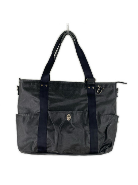 ソノ他バッグ 森野帆布 レザートートバッグ BLK