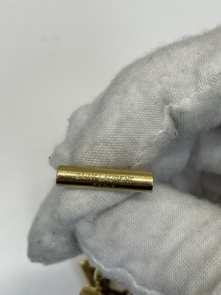 SAINT LAURENT 10s Tバーデザインブレスレット ゴールド