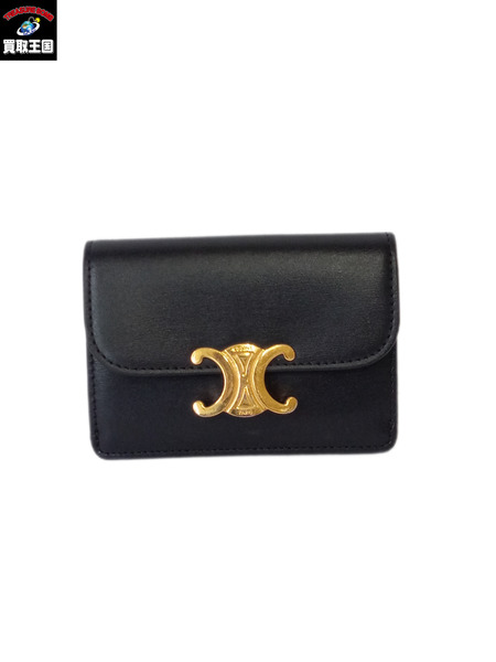 CELINE トリオンフ シャイニースキン カードフルダー [値下]