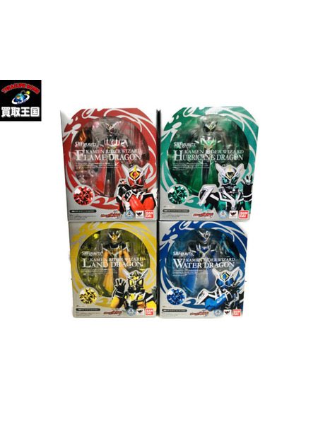 メーカー 仮面ライダーフィギュア S.H.Figuarts 仮面ライダーウィザード ４種セット