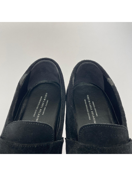 green label relaxing シューズ ハッスイ スエード フレンチ ローファー 6.5