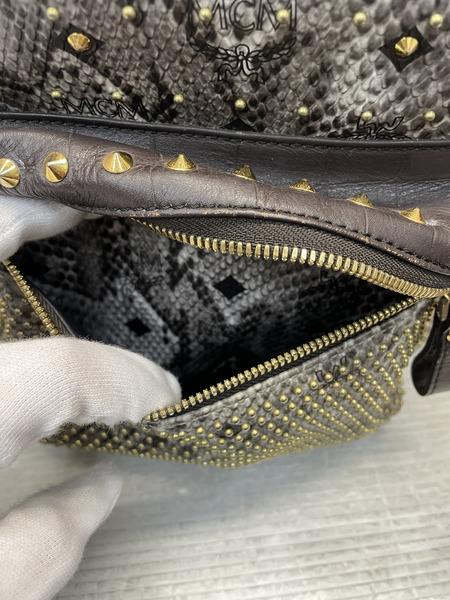 MCM ヴィセトス パイソン マルチスタッズ リュックサック