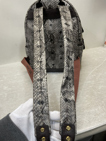 MCM ヴィセトス パイソン マルチスタッズ リュックサック