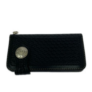 長財布 FUNNY HAND TOOLS HAND DYE レザー 黒