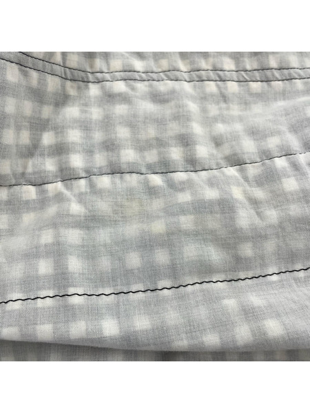 tricot COMME des GARCONS ヒザ丈スカート ギンガムチェック変形フリルスカート