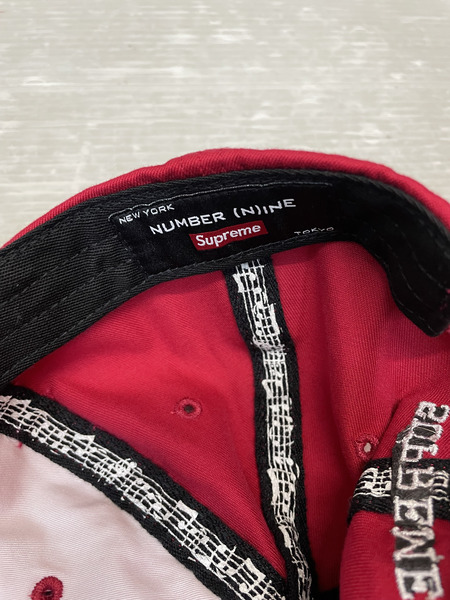 Supreme×Number (N)ine 25AW 6-Panel Cap Red 赤