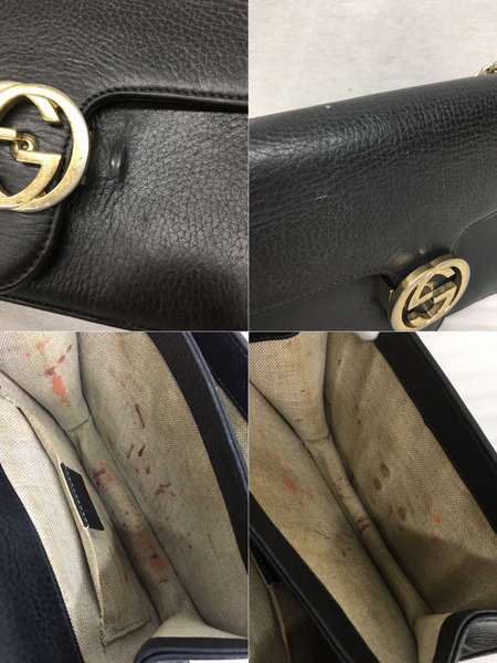 GUCCI　ショルダーバッグ インターロッキングG/チェーンショルダー/510304