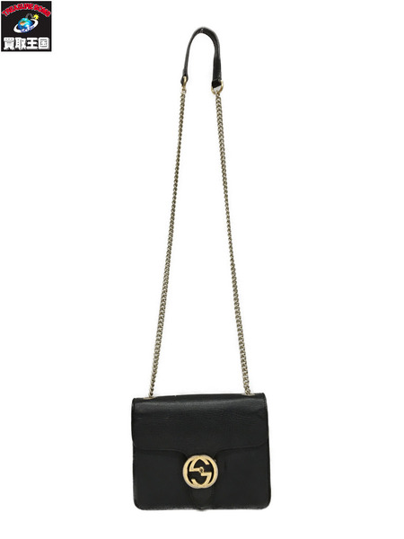 GUCCI　ショルダーバッグ インターロッキングG/チェーンショルダー/510304