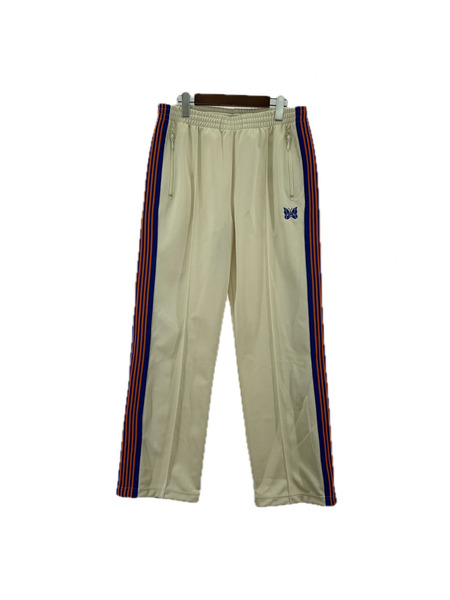 Needles パンツ 24SS TRACK PANT POLY SMOOTH WHT/BLU/ORG[値下]