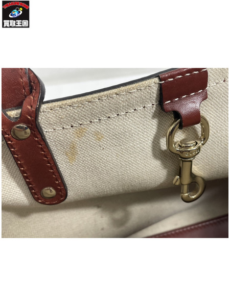 トートバッグ GGキャンバス トートバッグ ハンドバッグ ミニトート ポーチ付