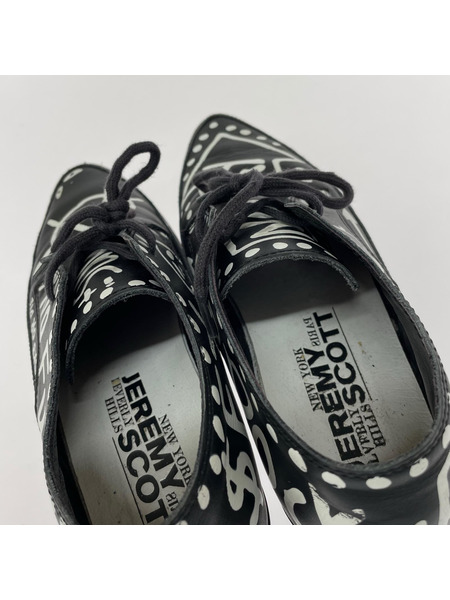 ADIDAS×JEREMY SCOTT JS GRAFFITI SLIM グラフィック 黒 (23.5cm)