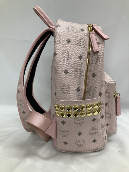 MCM スタッズミニリュック パウダーピンク
