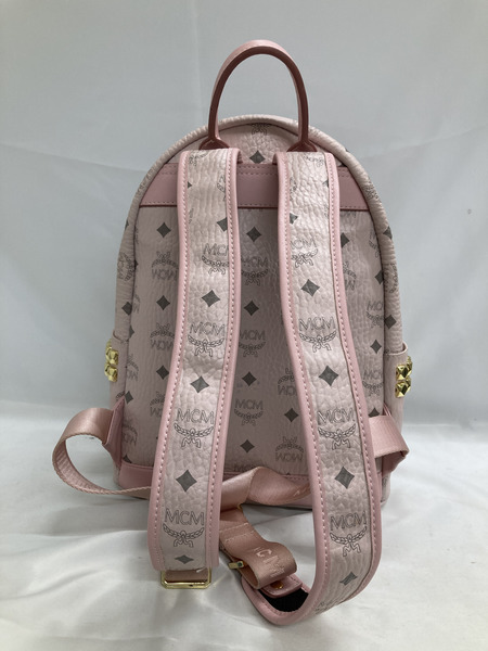 MCM スタッズミニリュック パウダーピンク
