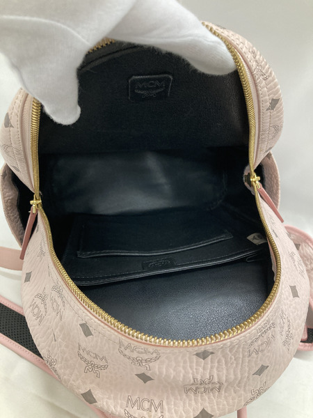 MCM スタッズミニリュック パウダーピンク