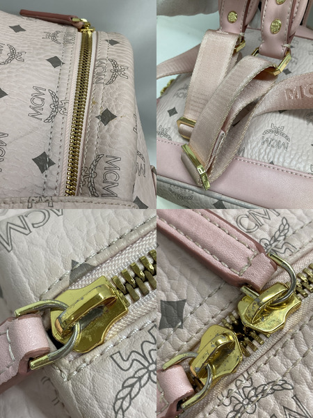 MCM スタッズミニリュック パウダーピンク