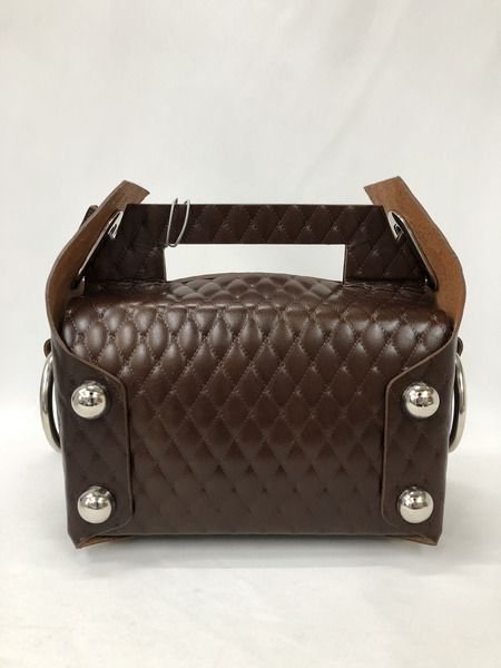 MASU LEATHER CAKE BAG M25F9OJ008 ブラウン ケーキバッグ 