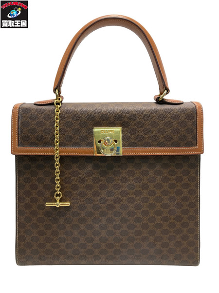 CELINE マカダム柄 ハンドバッグ セリーヌ M12