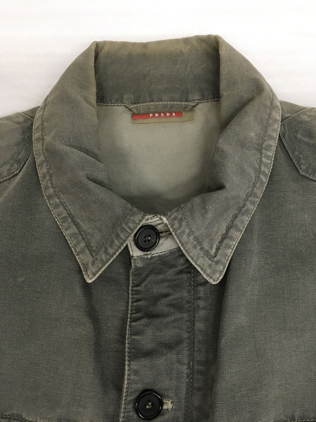 メンズラグ衣料 PRADA SPORTS/フィールドジャケット/ダブルジップ/シーズン不明