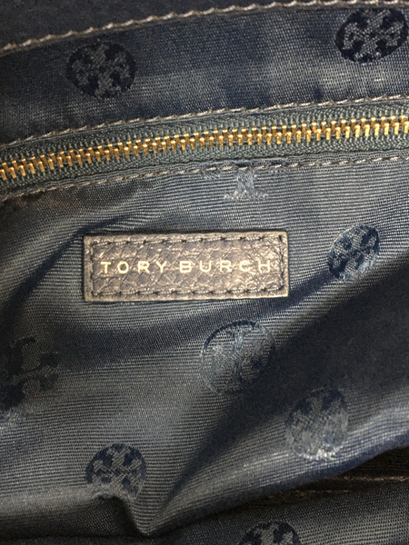 TORY BURCH 2WAY レザーバッグ ブルー