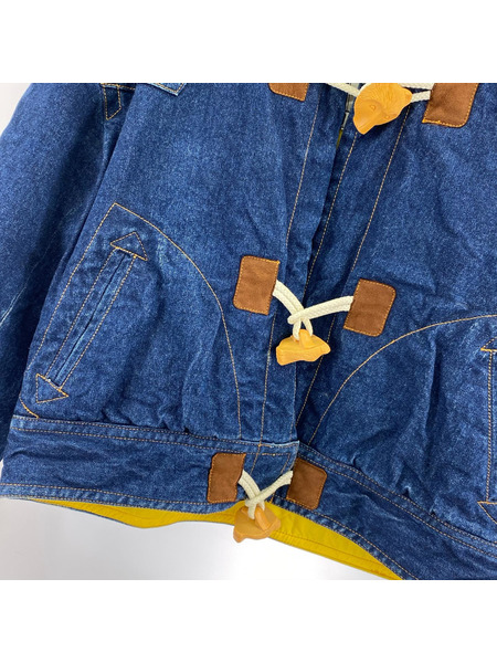 デニムジャケット ショートダッフルデニムジャケット(9)インディゴ