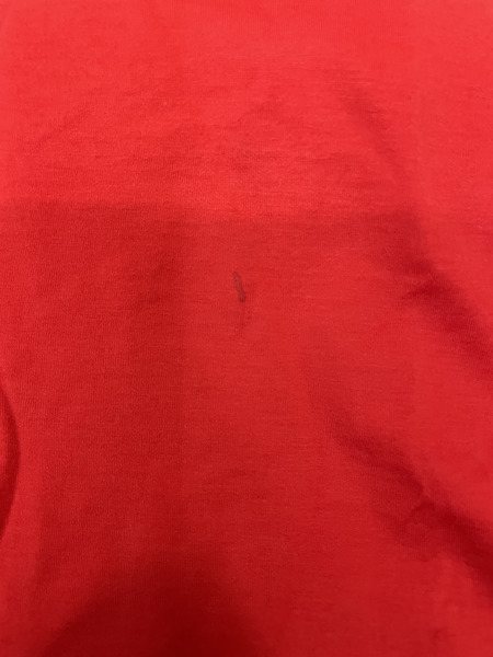 LOUIS VUITTON ロゴ刺繍Tee L 赤 RM132 H4JR01JEZ[値下]