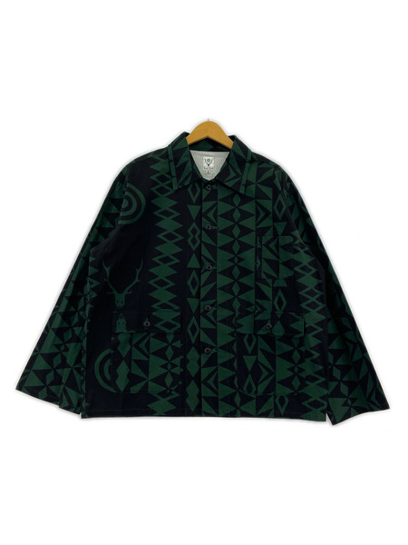 South2 West8 ジャケット 総柄 シャツジャケット M MR738
