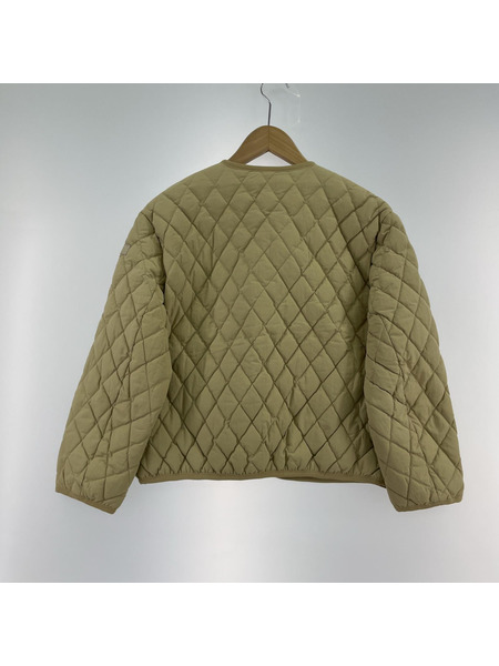 TATRAS ダウンジャケット YUNO キルティング ダウン ノーカラー ベージュ